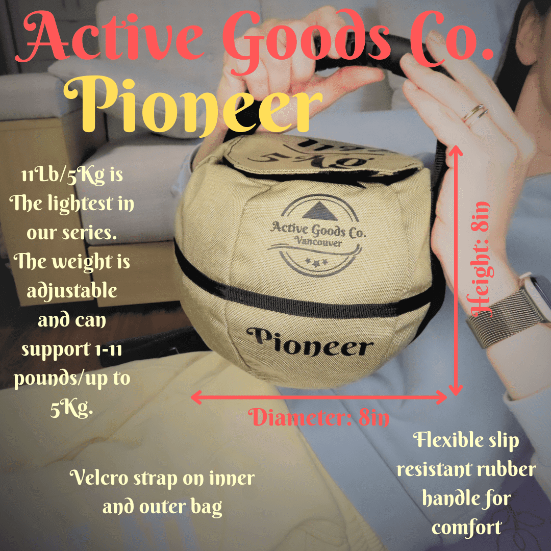 ActiveGoodsCo. 2pack 11Lb Kettlebell Sandbag for fitness workout, different sizes available. Visit to see more options.
