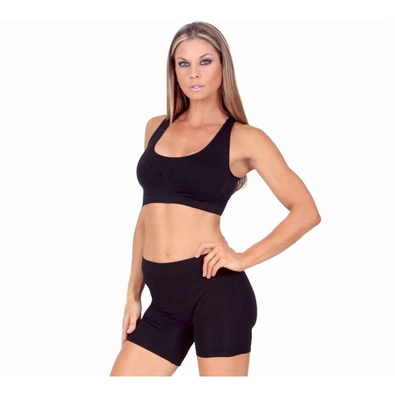 Activewear Seamless Sports Racer Back Crop Top 253119