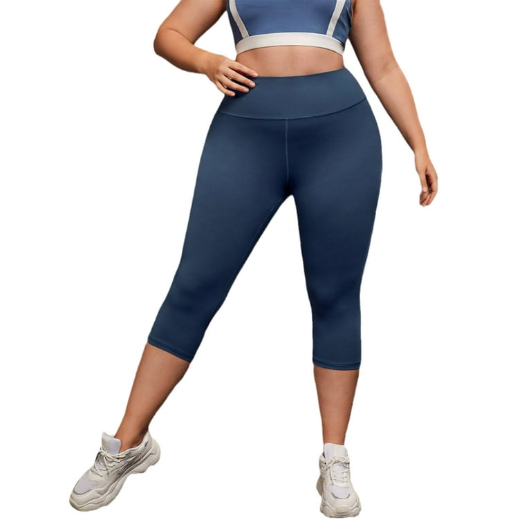 Plus size activewear clearance capris