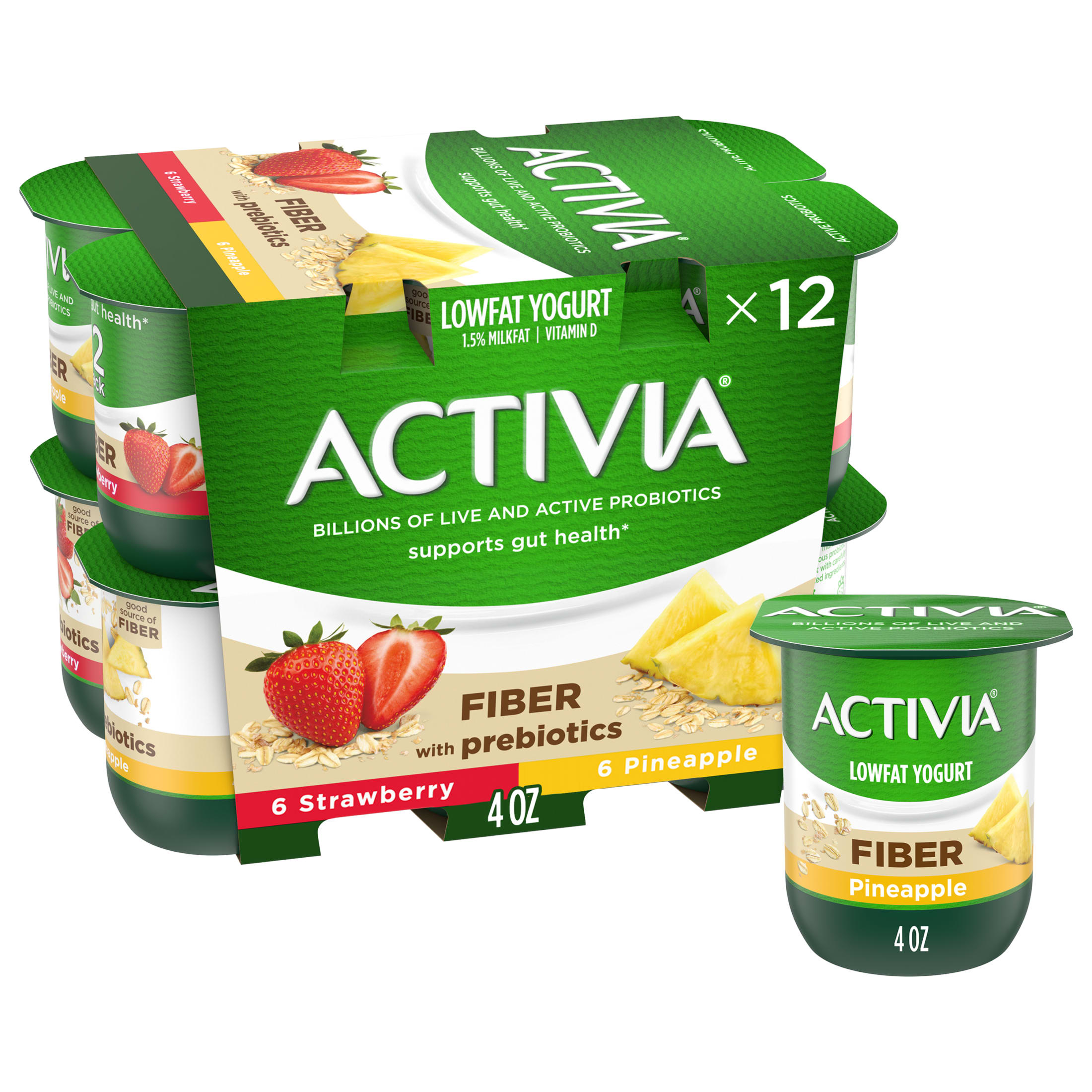 Activia Probiotic Yogurts In Yogurt Walmart