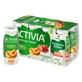 thumbnail image 1 of Activia ZERO 0g Added Sugar Peach and Strawberry Probiotic Dailies Low Fat Yogurt Drinks, Helps Support Gut Health, 3.1 fl oz, 8 Count, 1 of 15