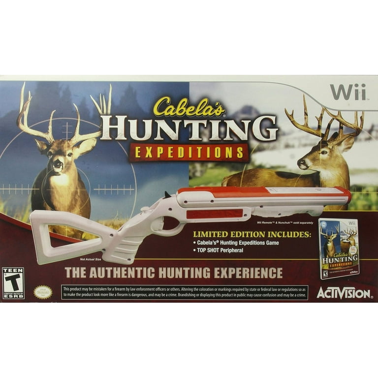 Activision Cabelas Hunting Expeditions with Gun (Nintendo Wii)