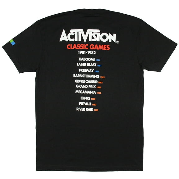 Activision Men's Video Game Publisher Logo T-shirt