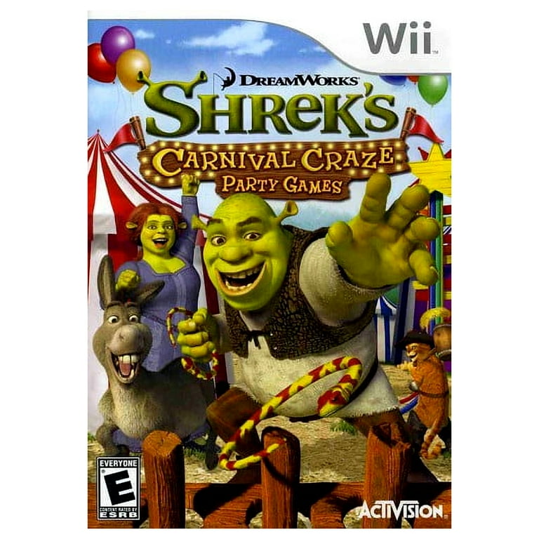 Activision Fun Kid's Game: Shrek's Carnival Craze for Wii