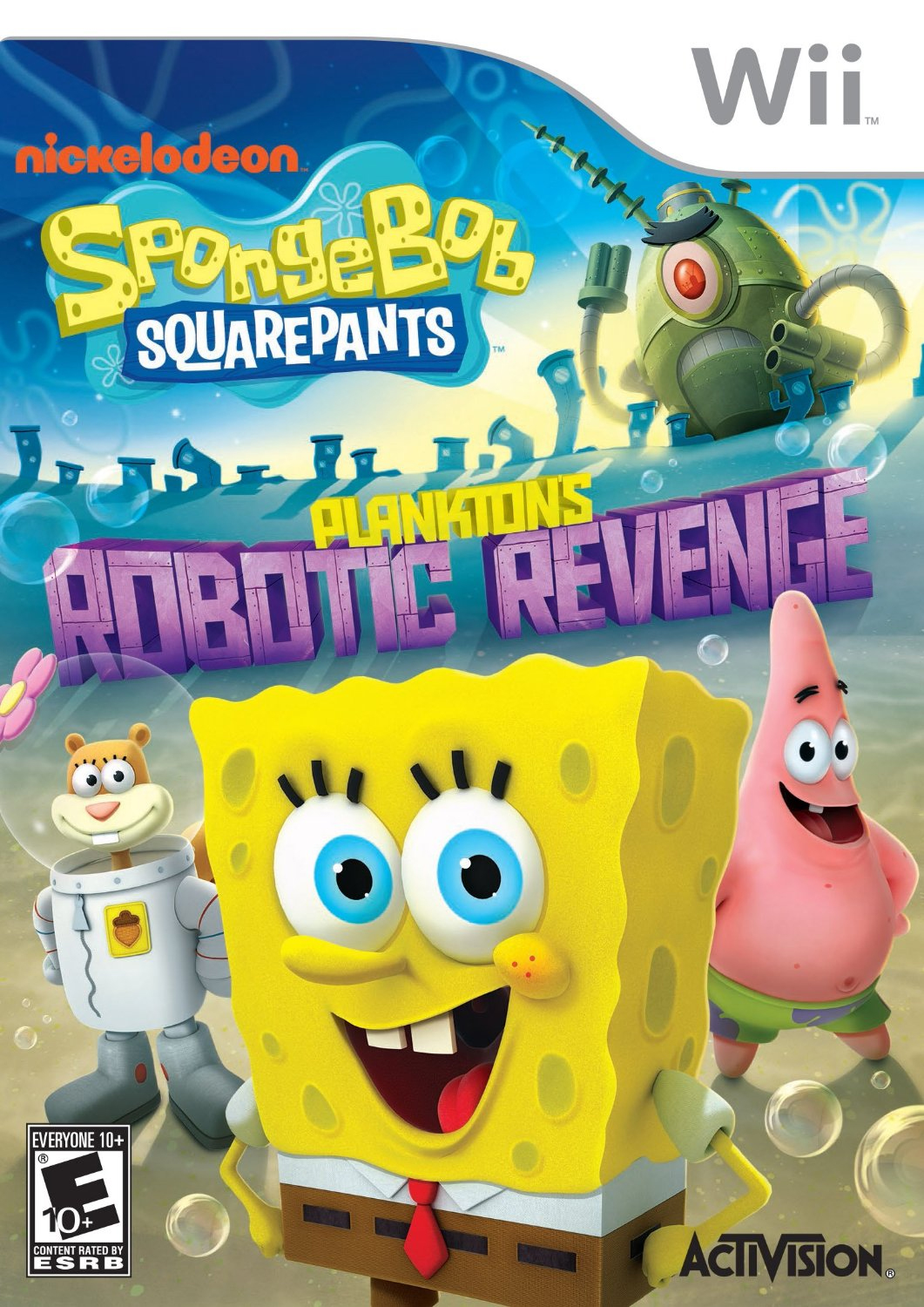 Activision SpongeBob SquarePants: Plankton''s Robotic Revenge WII - image 1 of 4