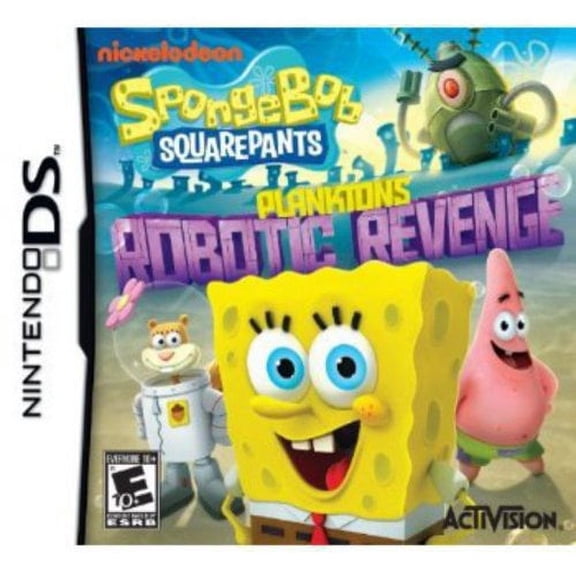 Restored Activision Spongebob Squarepants: Plankton's Robotic Revenge (DS)