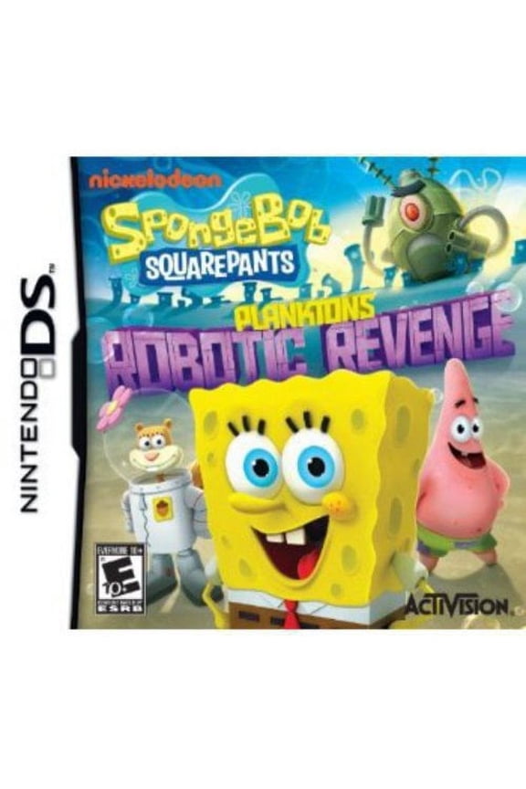 Restored Activision Spongebob Squarepants: Plankton's Robotic Revenge (DS)