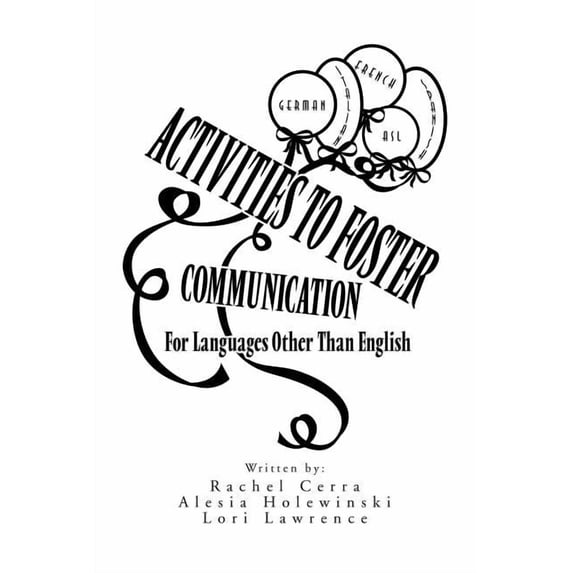 Activities to Foster Communication, (Paperback)