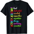 thumbnail image 1 of Activity Assistant Activities Assistant Appreciation T-ShirtMen's and women's gift, black and white T-shirt, size: Extra large S-4XL, 1 of 4