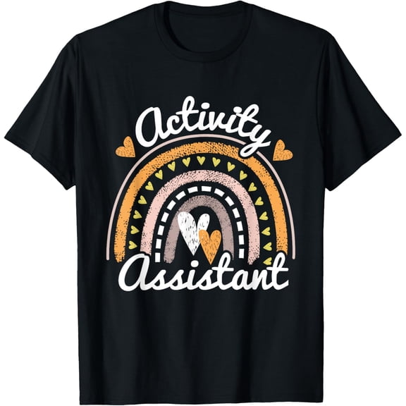 Activity Assistant - Activity Coordinator Director Week T-ShirtMen's and women's gift, black and white T-shirt, size: Extra large S-4XL