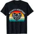 thumbnail image 1 of Activity Assistant - If You Think My Hands Are Full T-ShirtMen's and women's gift, black and white T-shirt, size: Extra large S-4XL, 1 of 4