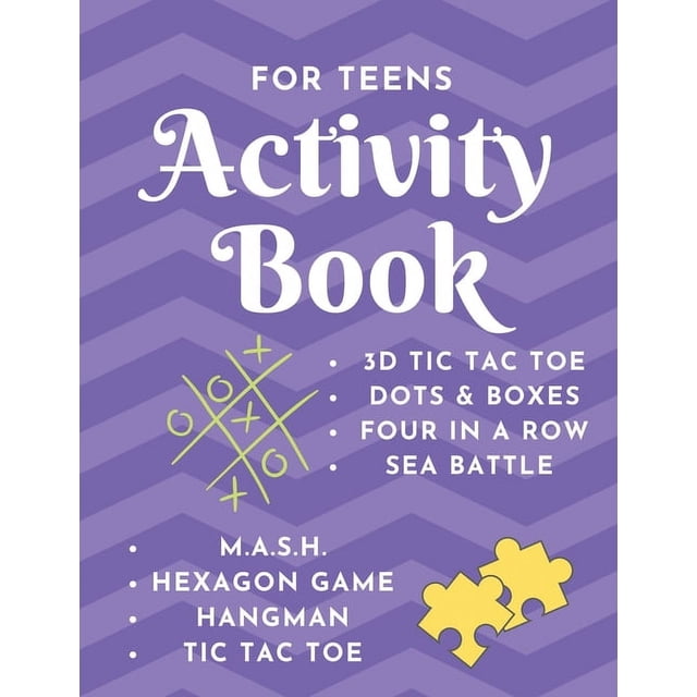 Activity Book - For Teens : Game Notebook - Play with Friends or Alone ...