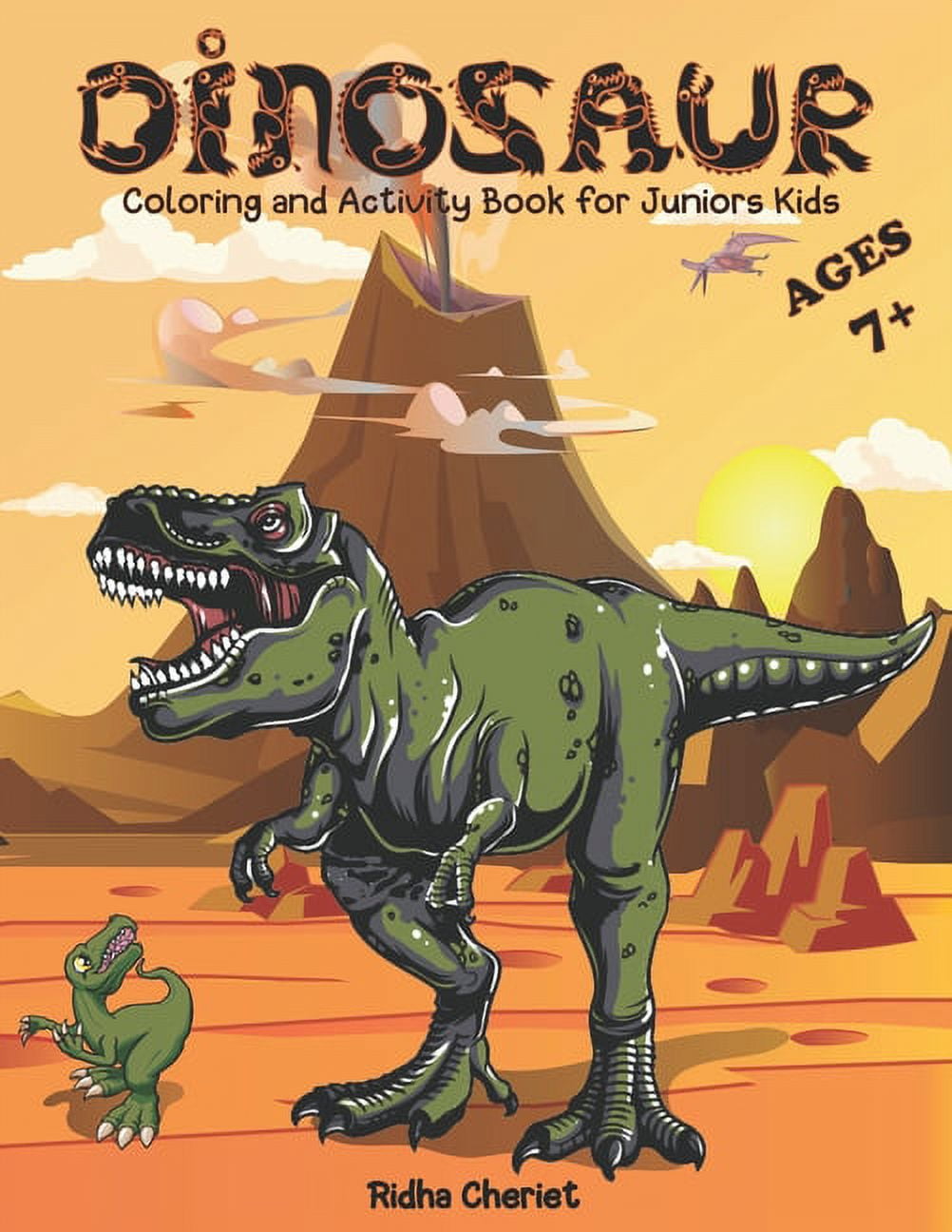 Dinosaur - Coloring Book For Kids: Activity Book For Boys And Girls,  Prehistoric Dino Coloring, Kid Books Ages 5-8, Color And Cut Out