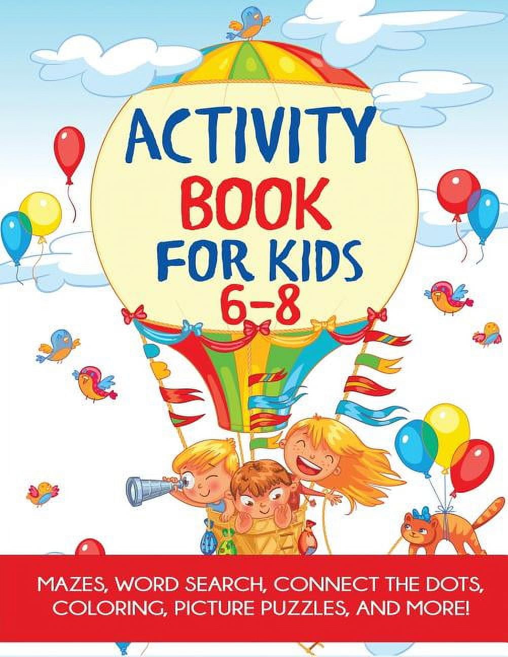 BLUE WAVE PRESS Activity Book for Kids 6-8 (Paperback)