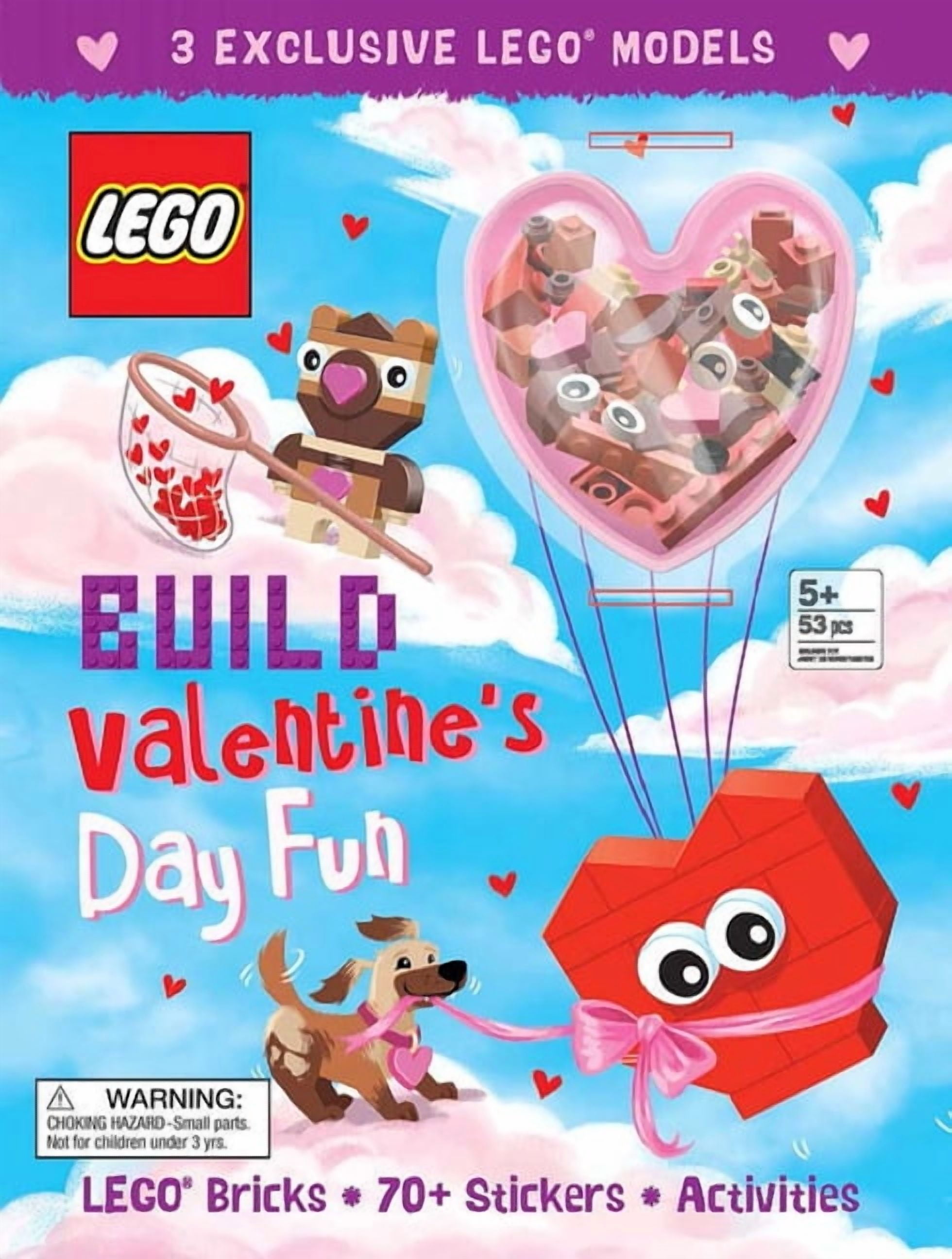 Activity Book with Minifigure: LEGO Books: Build Valentine's Day Fun! (Paperback)