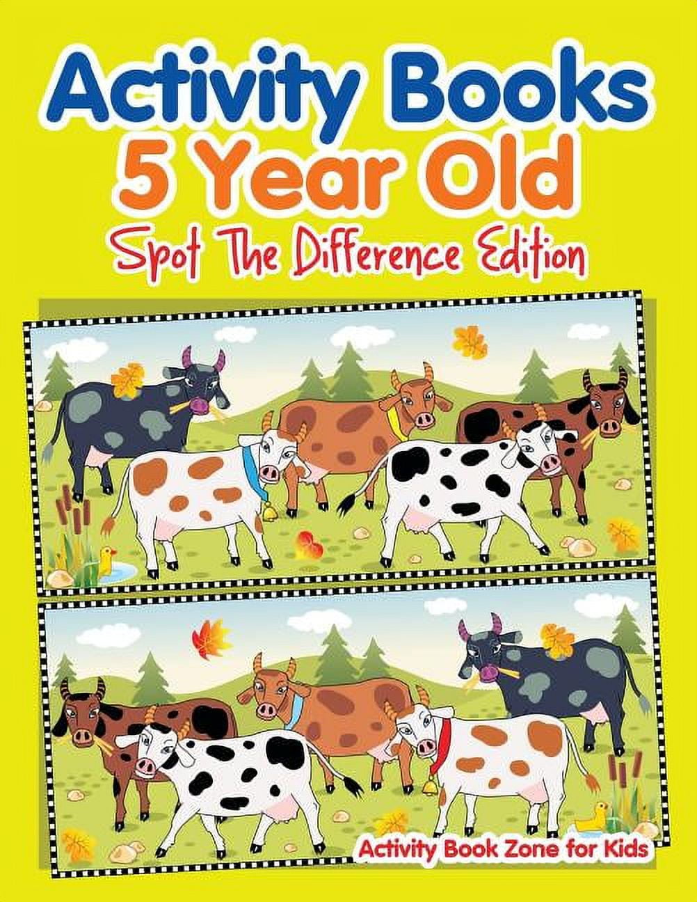 Activity Books 5 Year Old Spot The Difference Edition, (Paperback