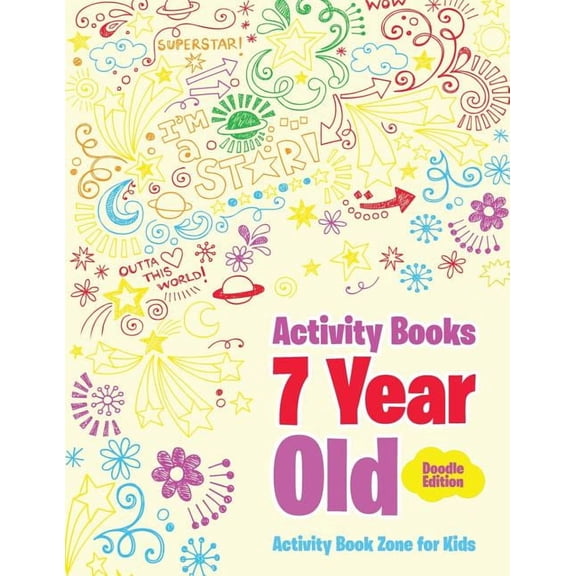 Activity Books 7 Year Old Doodle Edition, (Paperback)