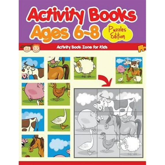 Activity Books Ages 6-8 Puzzles Edition (Paperback)
