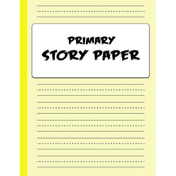 Activity Books Colors: Primary Story Paper : Draw & Write Composition Book for Kids - Yellow (Series #4) (Paperback)