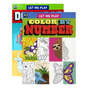 Activity & Coloring KAPPA Let Me Play Book 2-Title for Drawing, 48-Pack