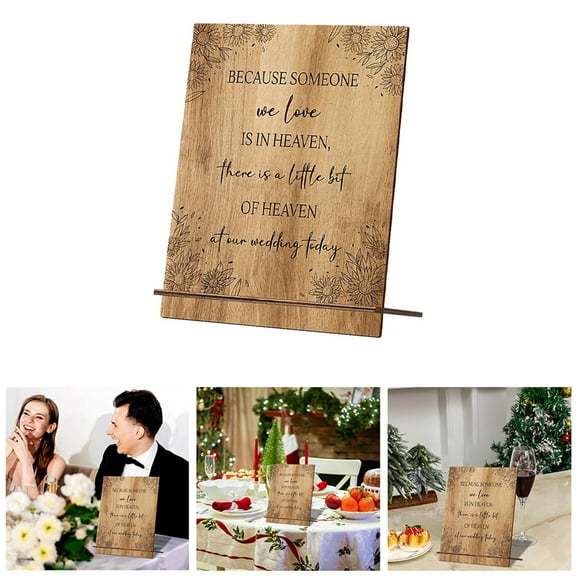 Sale Countdown! Wedding Decoration For Reception Wooden Sign Wedding Decoration Wood Table Decoration Desktop Ornament Practical Home Decor 11.0" X 8.3"