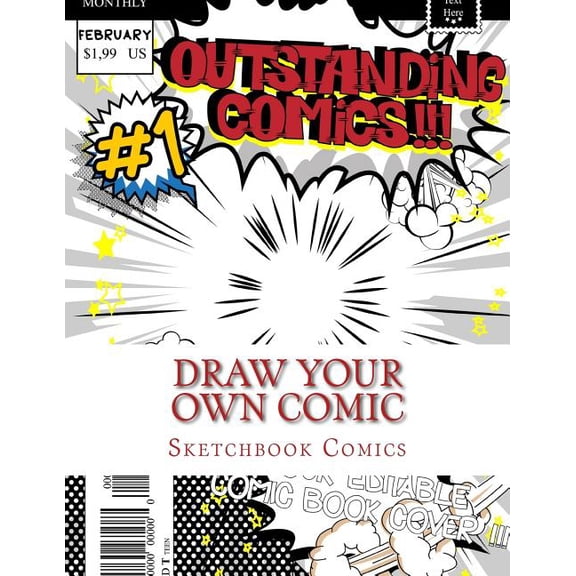 Activity & Drawing Book: Draw Your Own Comic (Paperback)
