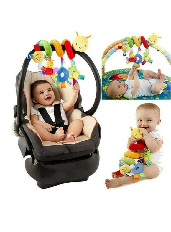Activity Spiral Stroller Cradle Hanging Rattle Baby Newborn Gift Cot Toy Kids Soft Plush Musical