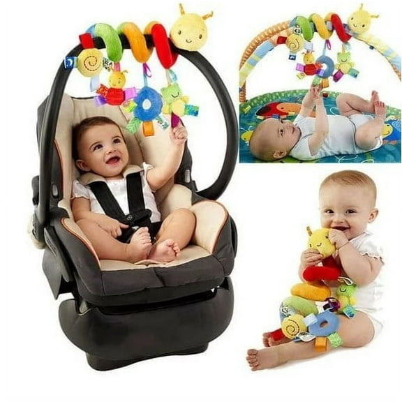 Activity Spiral Stroller Cradle Hanging Rattle Newborn Gift Cot Toy Kids Soft Plush Musical