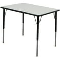 thumbnail image 1 of Schooled Rectangular Activity Table for Kids, Junior Adjustable Table, 24” x 36”, Black, 1 of 8