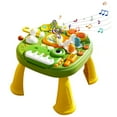 thumbnail image 1 of Activity Table Toys, Dinosaur Toys Musical Standing Play Table Activity Center Learning Activity Table Educational Early Learning Table Montessori Toys Christmas Gifts Birthday Gifts, 1 of 9