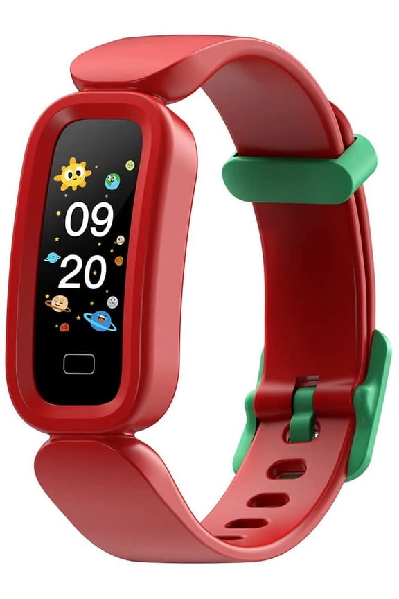 Activity Tracker Watch for Kids, Heart Rate Monitor, Activity Tracker for Girls, Boys, Teens, IP68 Waterproof, Pedometer, Sleep Tracker with Alarm Clock, Great Gift