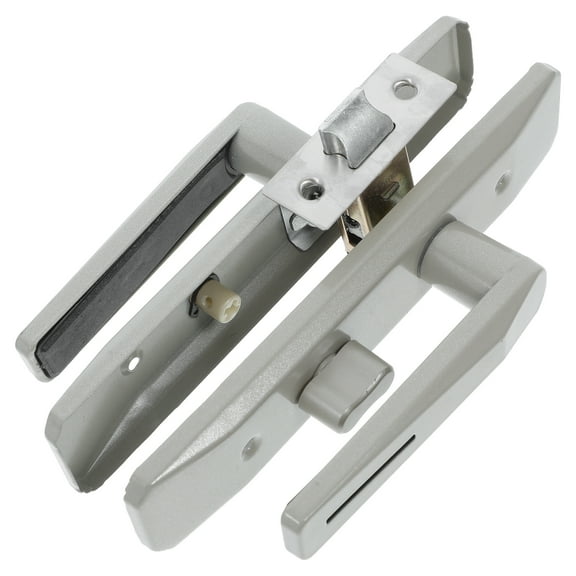 Homoyoyo Iron Bathroom Door Handle with Keyless , Stylish Rose Finish, Easy Installation