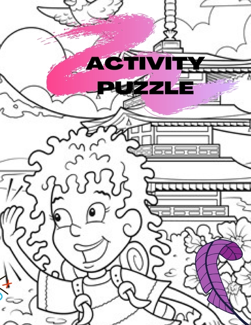 Activity puzzle: book for kids ages 6-10 years old: Sudoku, Word puzzle, Tik Tak Toe and more funny games for smart kids (Paperback)