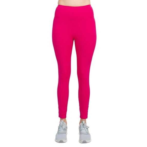 Activology Mid Waist 7-8 Interlock Legging with Side Pocket-NEON RASPBERRY / L