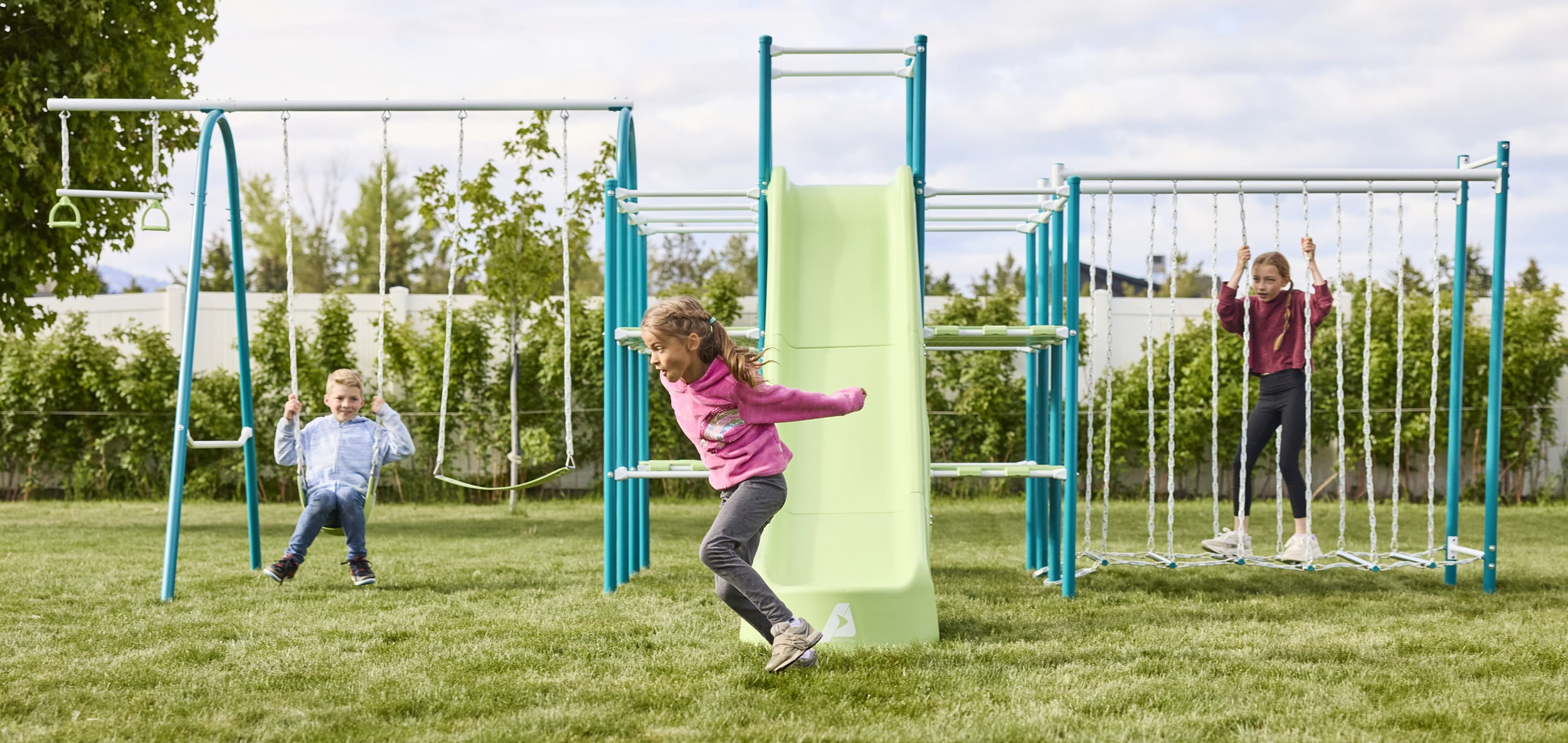 ActivPlay Base Camp Outdoor Playset with Slide and Swing