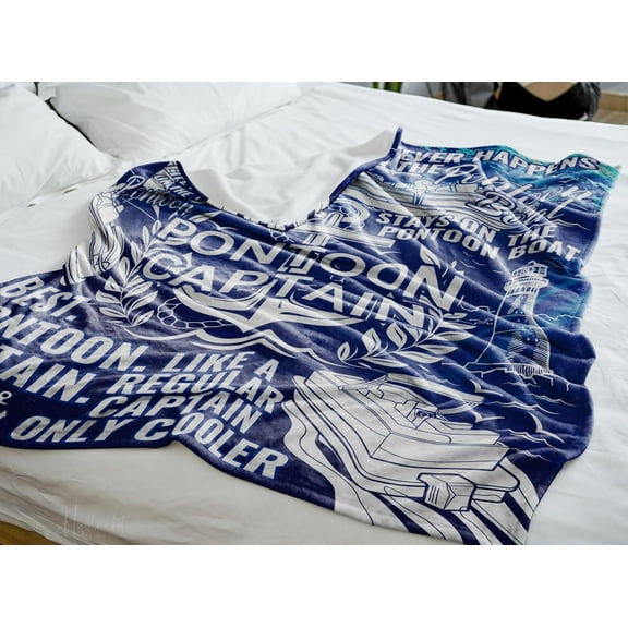 Actor & Actress Gifts, Theatre Gifts, Gifts for Musical Actor & Actress, Broadway Theatre Musical Gifts for Musical Performer，Soft Flannel Blanket, 60 x 50 inches - Actor Blue