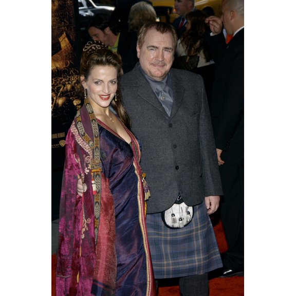 Actor Brian Cox And His Wife Attend The U.S. Premiere Of Troy At The Ziegfeld Theater May 10, 2004 In New York City. (Photo By David Blackman Courtesy Everett Collection) Celebrity (8 x 10)