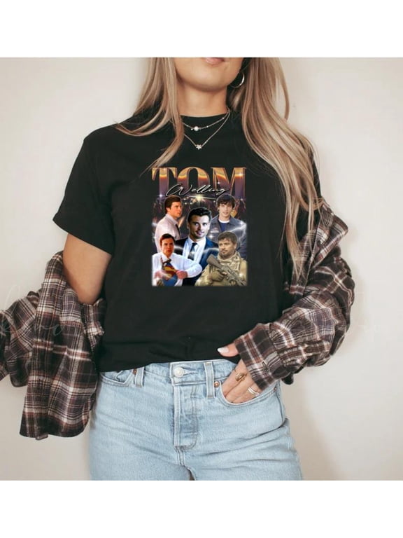 Actor Tom Welling Smallville Clark Kent Vintage Homage Fan T-Shirt Unisex, for men & women, up to size 5XL