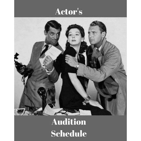Actor's Audition Schedule, (Paperback)