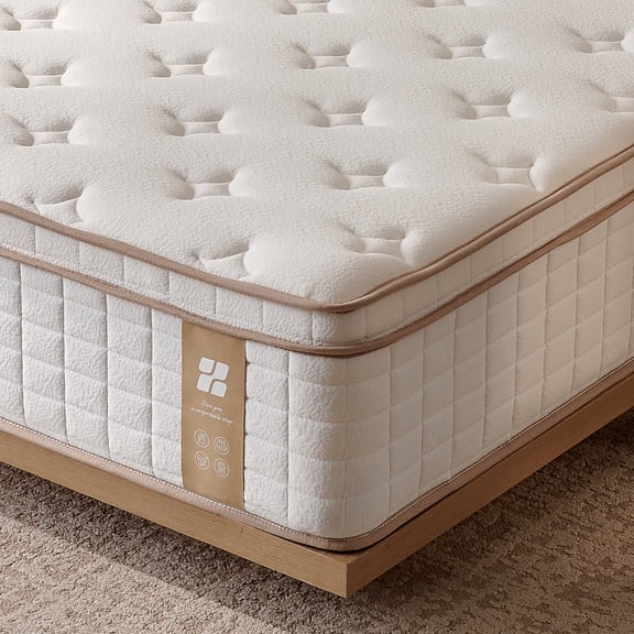 Actoroom 14 inch Full Size Mattress, Memory Foam Hybrid Mattress in a Box for Back Sleepers, Medium Firm, Pressure Relief, White