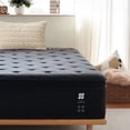 thumbnail image 1 of Actoroom 14 inch Memory Foam Mattress Queen Size in a Box, Medium Firm Queen Hybrid Mattress with Individual Pocket Spring, Black, CertiPUR-US, 1 of 12