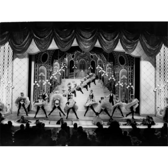 Actors Dancing on the Stage Front View Poster Print - 18 x 24 in.