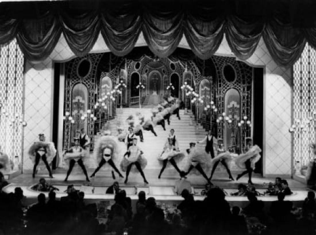 Actors dancing on the stage front view Canvas Art - (18 x 24)