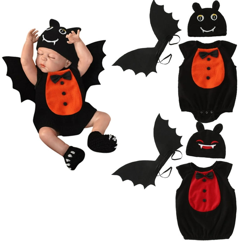 Skeleton Bat Costume for Kids Halloween Jumpsuit with Wings Skeleton Bat Costume for Kids Halloween Jumpsuit with Wings