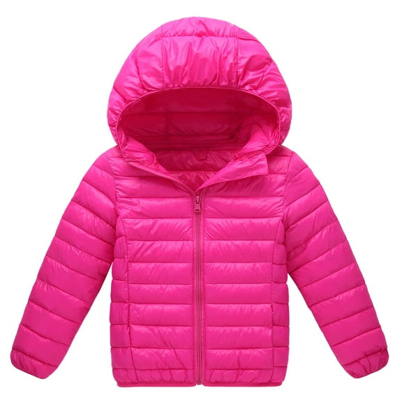 Actoyo 2-18T Boys Girls Winter Down Coat Light-Weight Water-Resistant Hooded Puffer Jacket