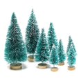 thumbnail image 1 of Actoyo 8PCS Artificial Mini Christmas Tree, Sisal Trees with Base for Christmas Table Decor Winter Crafts Ornaments, 1 of 4