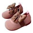 thumbnail image 1 of Actoyo Baby Toddler Girls Dress Shoes Big Bow Mary Jane Flats Party Wedding Pink, 1 of 7