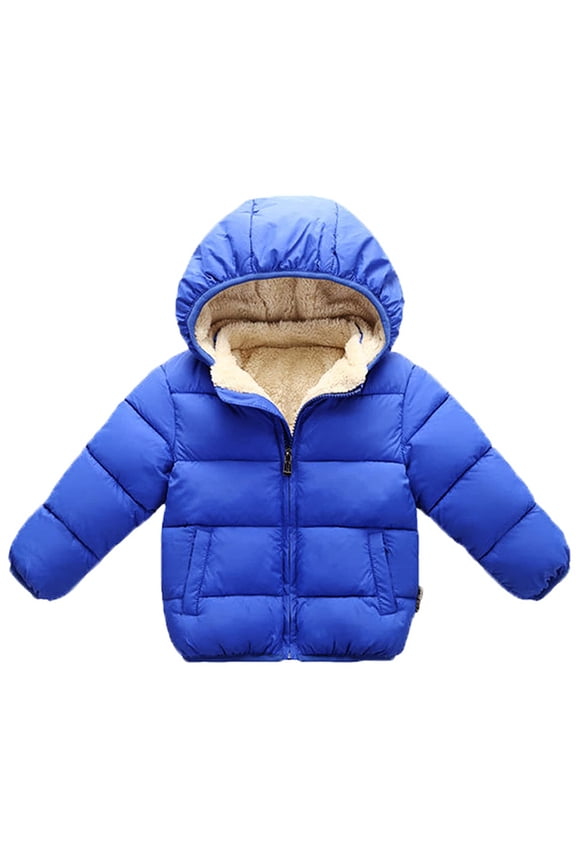 Kid Toddler Girls Down Jacket Hooded Windproof Snow Winter Coat Outwear for 0-6 Years