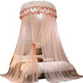 thumbnail image 1 of Actoyo Princess Bed Canopy for Single to King Size Beds, Lace Dome Ceiling Tent Mosquito Net Play Tent for Bedroom Decoration, 1 of 7