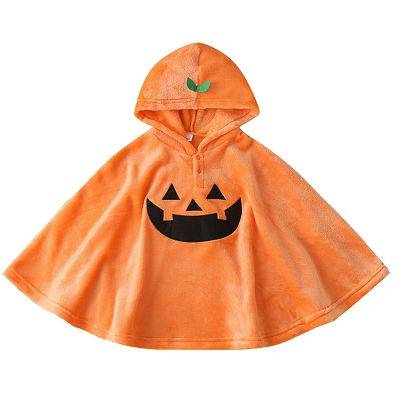 Pumpkin Poncho Kids Unisex Pumpkin Poncho Kids Unisex